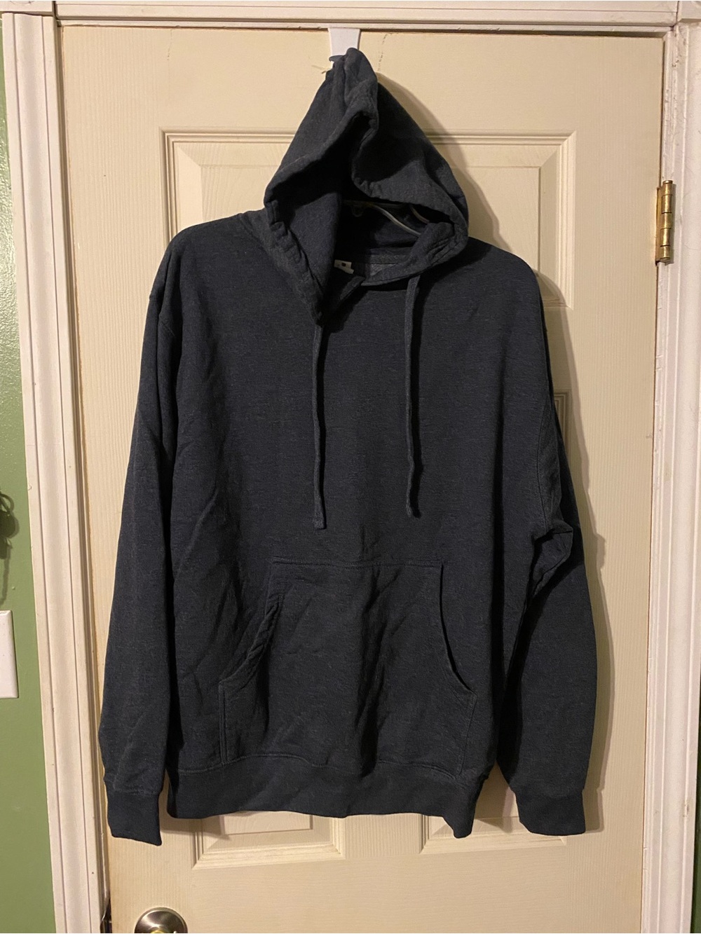 Men's Hooded Pullover Sweatshirt Charcoal independent trading company size med M
